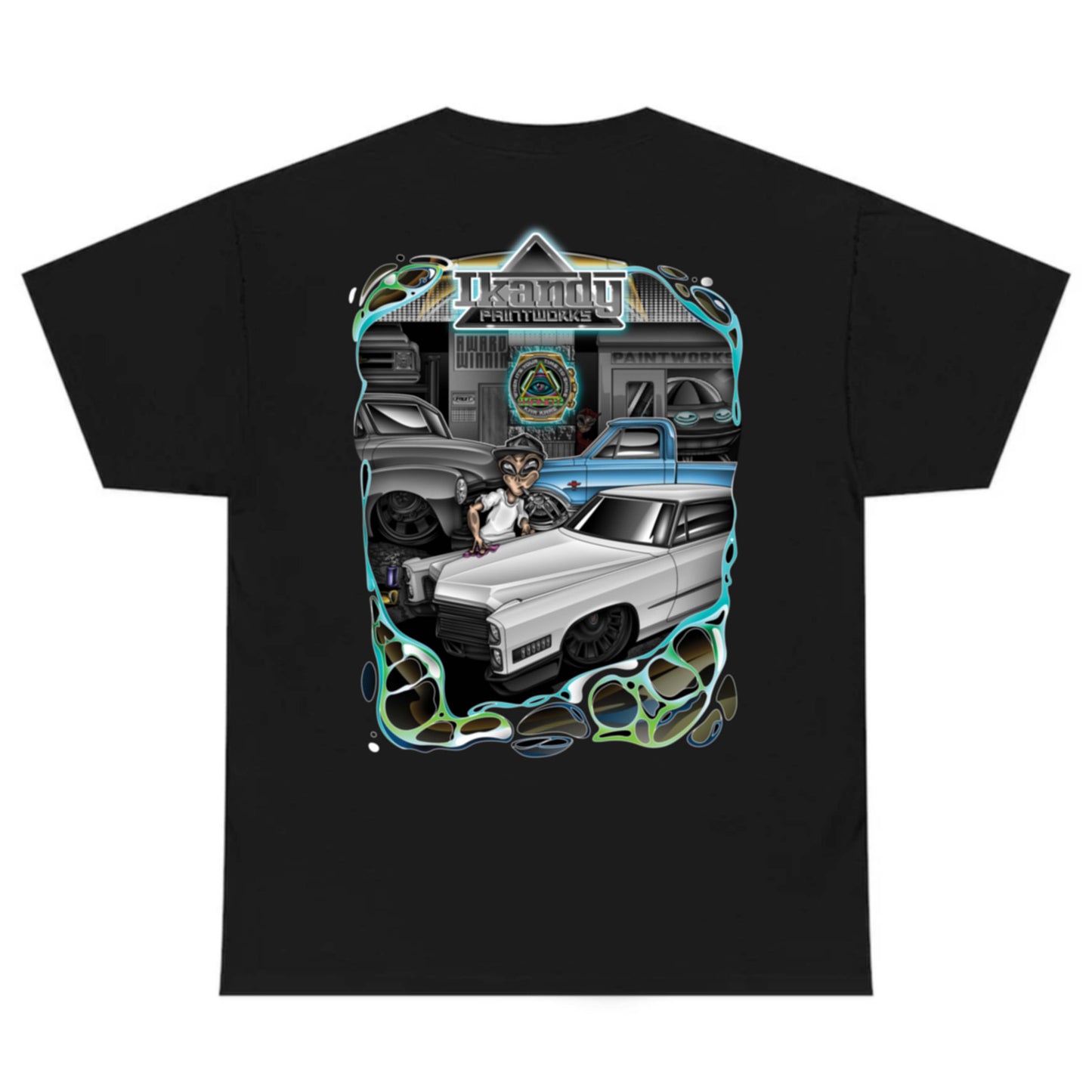 Ikandy Collab splash logo shop shirt